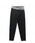 BORDERS at BALCONY（ボーダーズアットバルコニー）の古着「APERED DOTS PANTS」｜ブラック