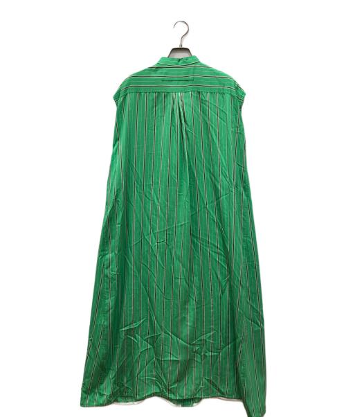 ticca（ティッカ）TICCA (ティッカ) ノースリーブシャツワンピース グリーン サイズ:FREE 未使用品の古着・服飾アイテム