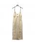 mame kurogouchi (マメクロゴウチ) Crane Pattern Jacquard Hand-Dyed Slip Dress ホワイト サイズ:1 未使用品：20000円