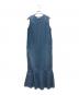 THIRD MAGAZINE（サードマガジン）の古着「ムラ糸デニムワンピ」｜ブルー