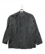 GALERIE VIEギャルリーヴィー）の古着「リネンポプリン カットオフブザムシャツ」｜グレー