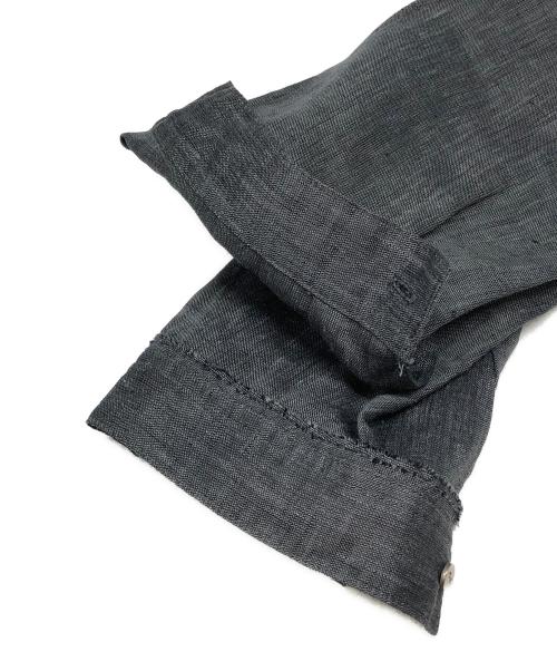 GALERIE VIE（ギャルリーヴィー）GALERIE VIE (ギャルリーヴィー) リネンポプリン カットオフブザムシャツ グレー サイズ:Fの古着・服飾アイテム