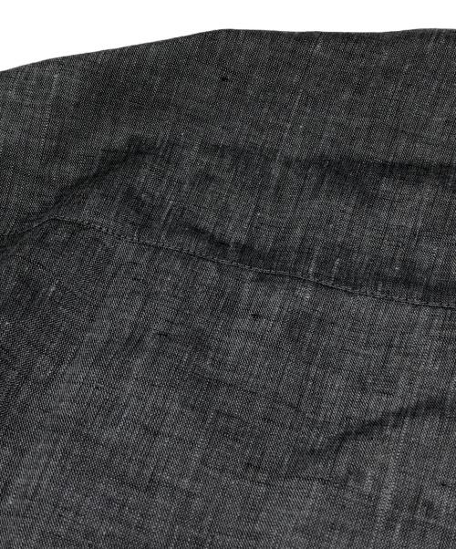 GALERIE VIE（ギャルリーヴィー）GALERIE VIE (ギャルリーヴィー) リネンポプリン カットオフブザムシャツ グレー サイズ:Fの古着・服飾アイテム