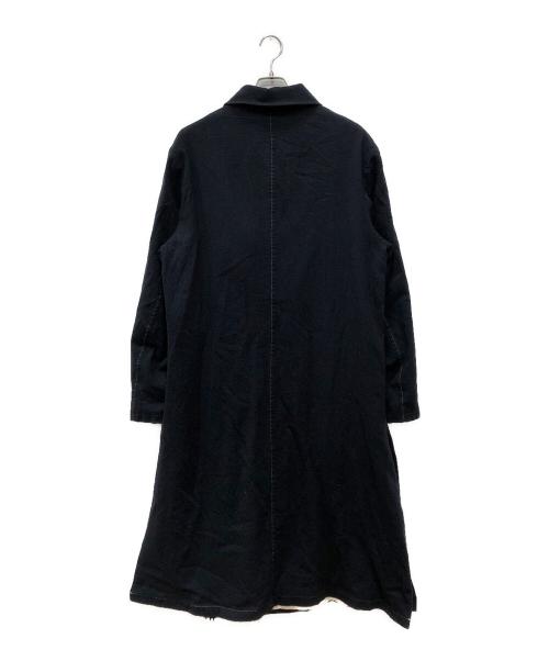 KHOKI（コッキ）KHOKI (コッキ) washed wool coat ネイビー サイズ:Mの古着・服飾アイテム