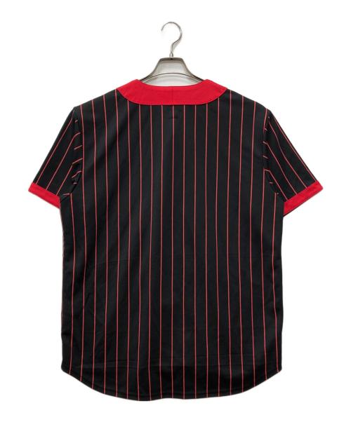 SUPREME（シュプリーム）Supreme (シュプリーム) VERTICAL LOGO BASEBALL JERSEY ブラック サイズ:Lの古着・服飾アイテム