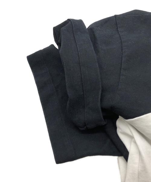 JIL SANDER（ジルサンダー）JIL SANDER (ジルサンダー) バイカラーTシャツ ホワイト サイズ:Sの古着・服飾アイテム