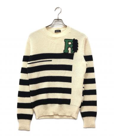 中古・古着通販】RAF SIMONS (ラフシモンズ) Rワッペンボーダーウール