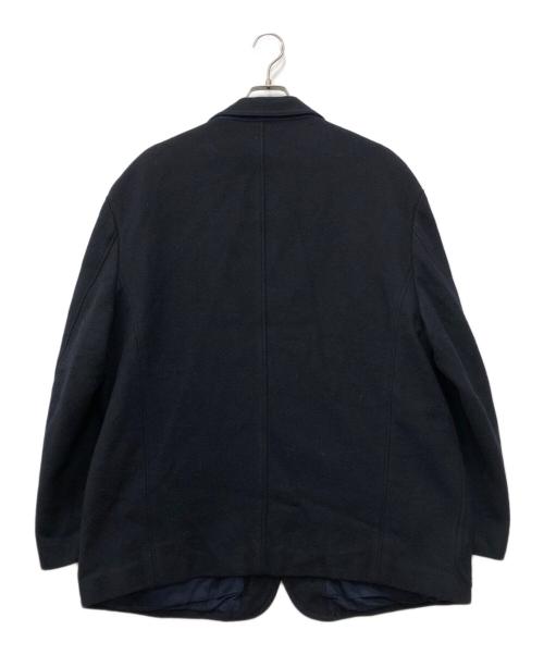 BLUE BLUE（ブルーブルー）BLUE BLUE (ブルーブルー) KANDA BIIKI (カンダビイキ) WOOL WORK BLAZER ネイビー サイズ:3の古着・服飾アイテム