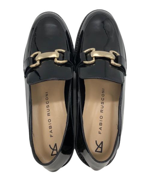 FABIO RUSCONI（ファビオルスコーニ）FABIO RUSCONI (ファビオルスコーニ) ビットローファー ブラック サイズ:SIZE 37.5の古着・服飾アイテム