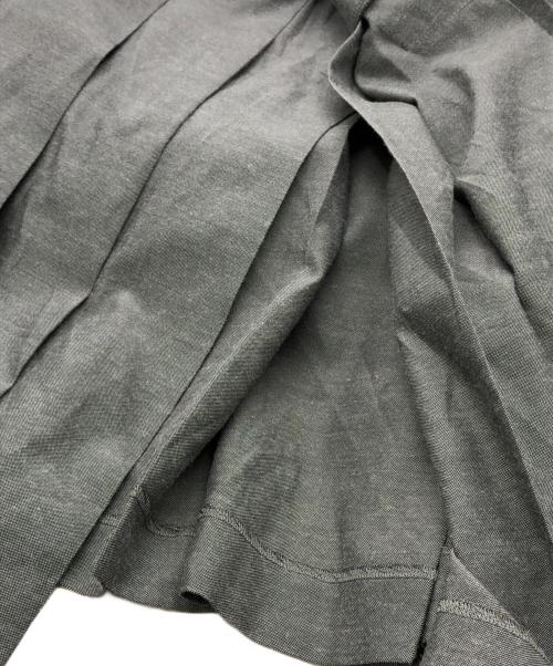 BLACK COMME des GARCONS（ブラックコムデギャルソン）BLACK COMME des GARCONS (ブラックコムデギャルソン) 変形ドッキングジャケット グレー サイズ:Mの古着・服飾アイテム