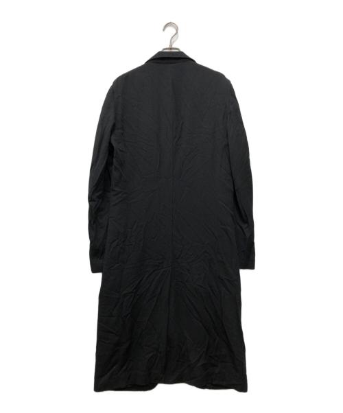 BLACK COMME des GARCONS（ブラックコムデギャルソン）BLACK COMME des GARCONS (ブラックコムデギャルソン) ポリ縮絨 コート ブラック サイズ:Mの古着・服飾アイテム