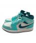 NIKE (ナイキ) AIR JORDAN 1 MID SE グリーン サイズ:23.5cm：10000円