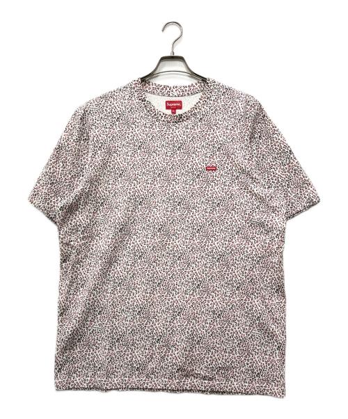 SUPREME（シュプリーム）Supreme (シュプリーム) small box T pink leopard ホワイト サイズ:XLの古着・服飾アイテム