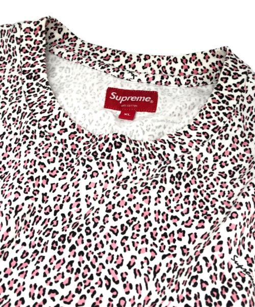 SUPREME（シュプリーム）Supreme (シュプリーム) small box T pink leopard ホワイト サイズ:XLの古着・服飾アイテム