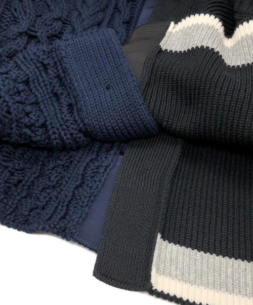 sacai（サカイ）sacai (サカイ) ボレロカーディガン ネイビー サイズ:2の古着・服飾アイテム