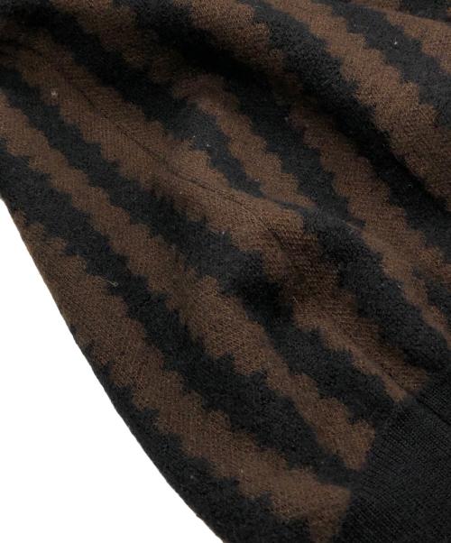 ISSEY MIYAKE MEN（イッセイミヤケメン）ISSEY MIYAKE MEN (イッセイミヤケメン) ニットポロシャツ ブラウン サイズ:Fの古着・服飾アイテム