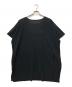 HOMME PLISSE ISSEY MIYAKE（オム プリッセ イッセイ ミヤケ）の古着「メッシュオーバーサイズカットソー」｜ブラック