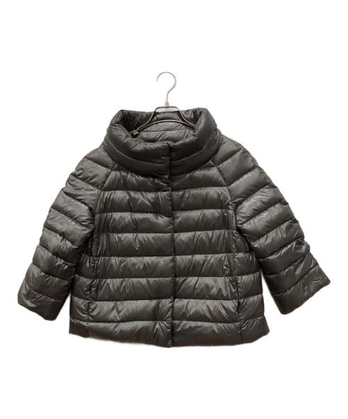 HERNO（ヘルノ）HERNO (ヘルノ) SOFIA ショートダウンジャケット グレー サイズ:42の古着・服飾アイテム