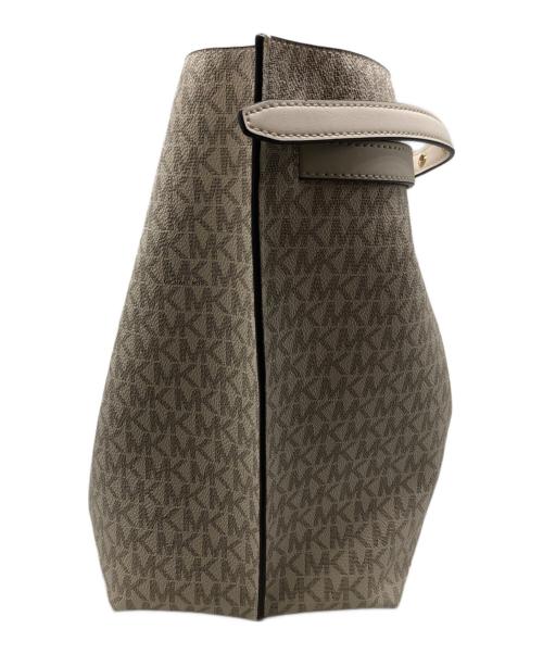 MICHAEL KORS（マイケル・コース）MICHAEL KORS (マイケルコース) ハンドバッグ ベージュの古着・服飾アイテム