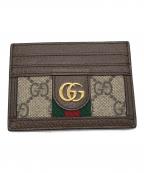 GUCCIグッチ）の古着「カードケース」｜ブラウン