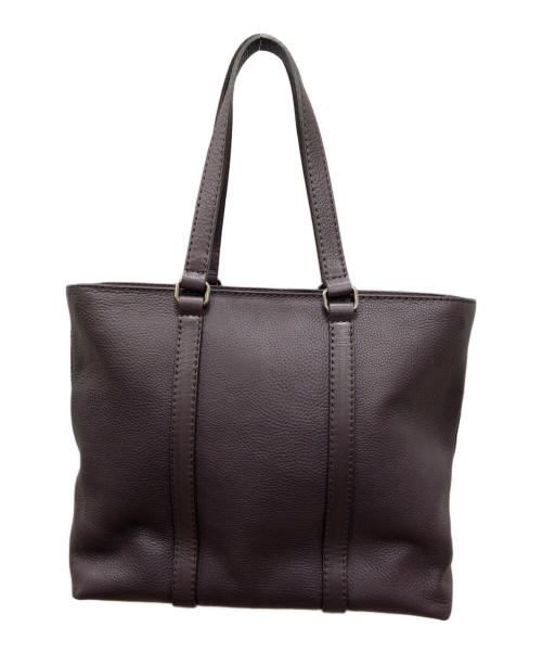 土屋鞄（ツチヤカバン）土屋鞄 (ツチヤカバン) トーンオイルヌメ デイリートートバッグ パープルの古着・服飾アイテム