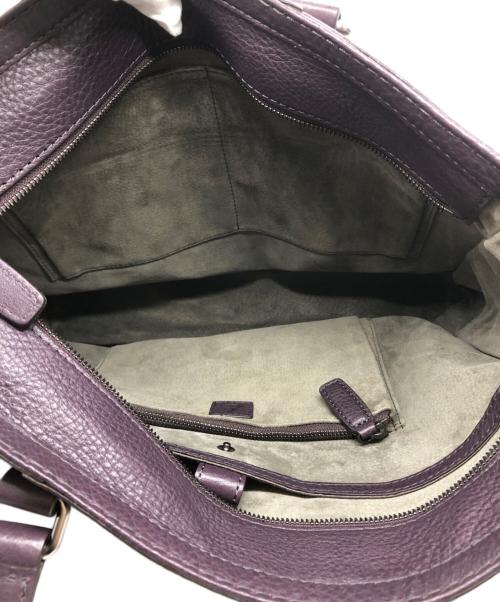 土屋鞄（ツチヤカバン）土屋鞄 (ツチヤカバン) トーンオイルヌメ デイリートートバッグ パープルの古着・服飾アイテム