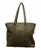 土屋鞄ツチヤカバン）の古着「トーンオイルヌメデイリートートバッグ」｜グリーン
