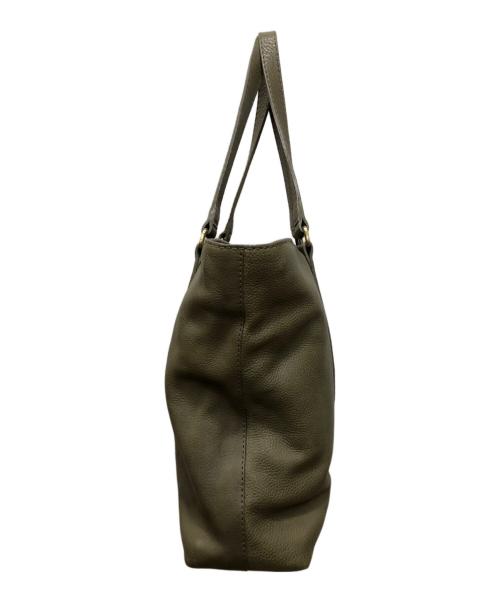 土屋鞄（ツチヤカバン）土屋鞄 (ツチヤカバン) トーンオイルヌメデイリートートバッグ グリーンの古着・服飾アイテム