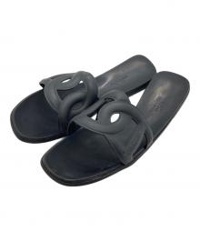 HERMES（エルメス）の古着「シェーヌダンクルアロハサンダル」｜ブラック