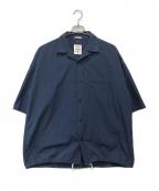 nanamicaナナミカ）の古着「Open Collar S/S Shirt」｜ネイビー