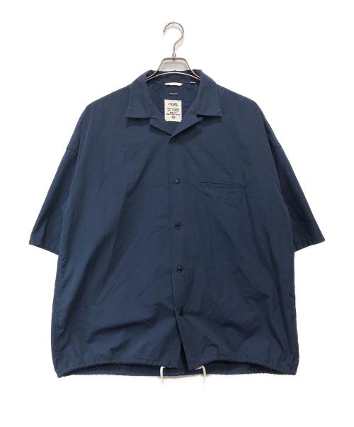 nanamica（ナナミカ）nanamica (ナナミカ) Open Collar S/S Shirt ネイビー サイズ:Mの古着・服飾アイテム