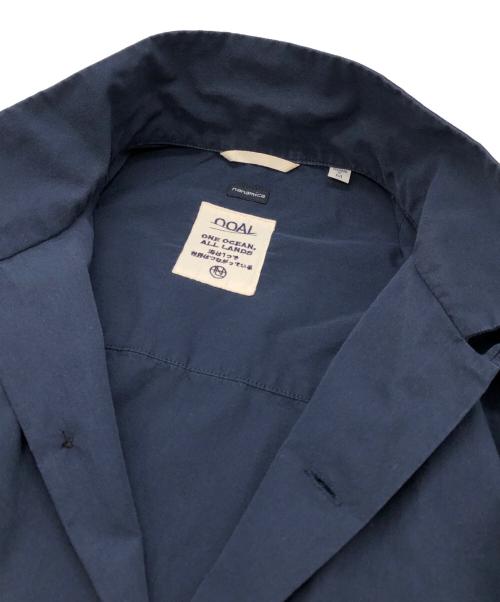 nanamica（ナナミカ）nanamica (ナナミカ) Open Collar S/S Shirt ネイビー サイズ:Mの古着・服飾アイテム