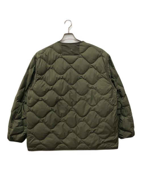 THE NORTHFACE PURPLELABEL（ザ・ノースフェイス パープルレーベル）THE NORTHFACE PURPLELABEL (ザ・ノースフェイス パープルレーベル) Field Down Cardigan グリーン サイズ:Lの古着・服飾アイテム