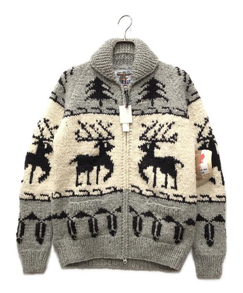 KANATA（カナタ）KANATA (カナタ) カウチンニットカーディガン グレー サイズ:下記参照 未使用品の古着・服飾アイテム