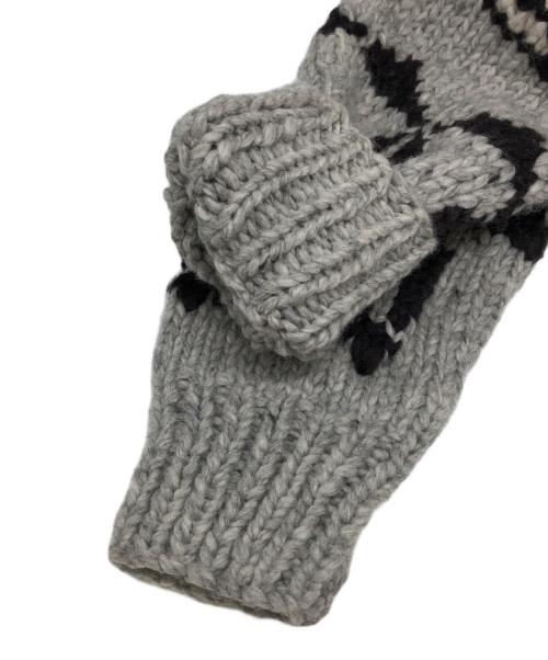 KANATA（カナタ）KANATA (カナタ) カウチンニットカーディガン グレー サイズ:下記参照 未使用品の古着・服飾アイテム