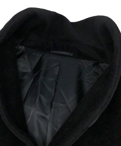 ISSEY MIYAKE MEN（イッセイミヤケメン）ISSEY MIYAKE MEN (イッセイミヤケメン) アンゴラ混ショールカラーコート ブラック サイズ:2の古着・服飾アイテム