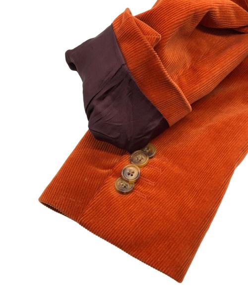 ETRO（エトロ）ETRO (エトロ) コーデュロイジャケット オレンジ サイズ:50の古着・服飾アイテム
