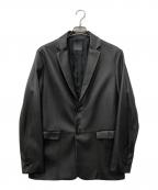 theoryセオリー）の古着「ラムレザーテーラードジャケット」｜ブラック