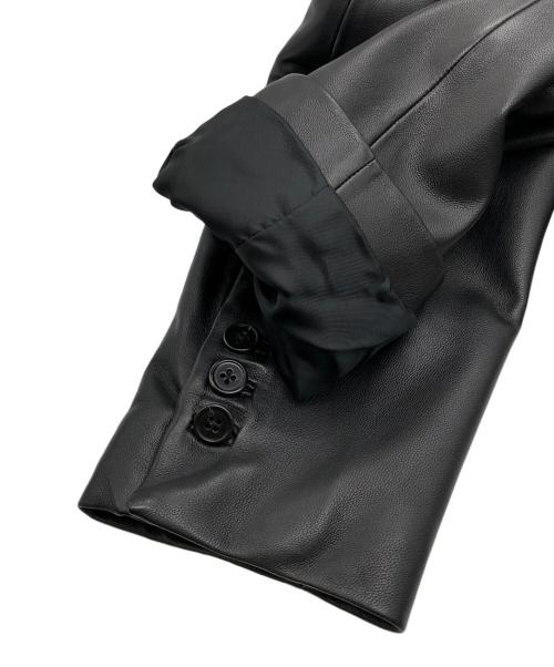 theory（セオリー）theory (セオリー) ラムレザーテーラードジャケット ブラック サイズ:40の古着・服飾アイテム
