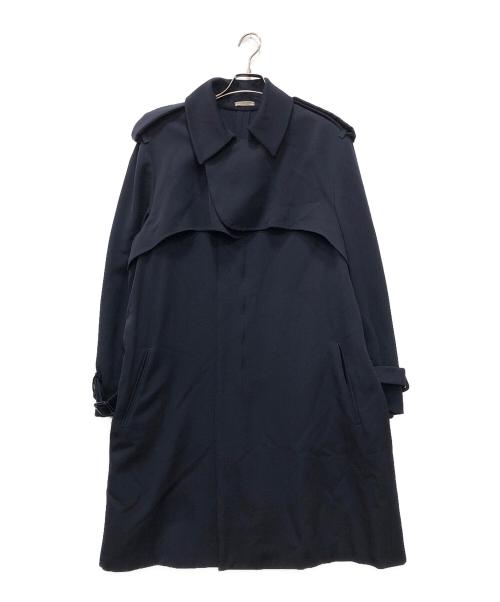 BOTTEGA VENETA（ボッテガベネタ）BOTTEGA VENETA (ボッテガベネタ) ウールトレンチコート ネイビー サイズ:48の古着・服飾アイテム