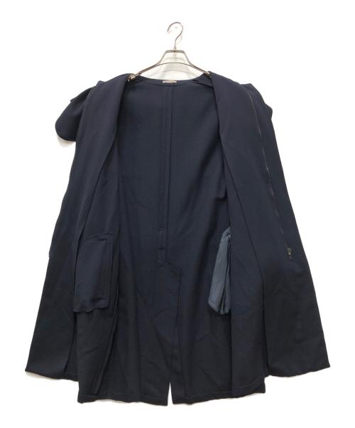 BOTTEGA VENETA（ボッテガベネタ）BOTTEGA VENETA (ボッテガベネタ) ウールトレンチコート ネイビー サイズ:48の古着・服飾アイテム