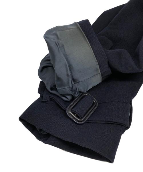 BOTTEGA VENETA（ボッテガベネタ）BOTTEGA VENETA (ボッテガベネタ) ウールトレンチコート ネイビー サイズ:48の古着・服飾アイテム