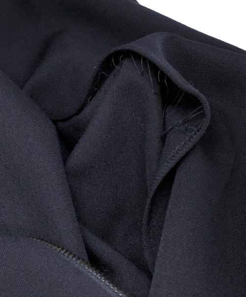 BOTTEGA VENETA（ボッテガベネタ）BOTTEGA VENETA (ボッテガベネタ) ウールトレンチコート ネイビー サイズ:48の古着・服飾アイテム