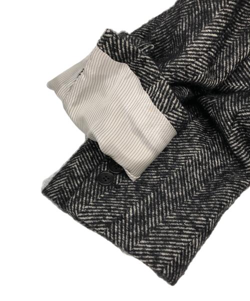 dunhill（ダンヒル）dunhill (ダンヒル) ウールカシミヤコート ブラック サイズ:52の古着・服飾アイテム