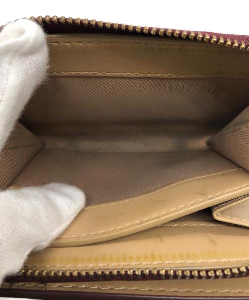 MARC JACOBS（マークジェイコブズ）MARC JACOBS (マークジェイコブス) ザ レザー コンパクト ウォレット ミニ ワインレッドの古着・服飾アイテム