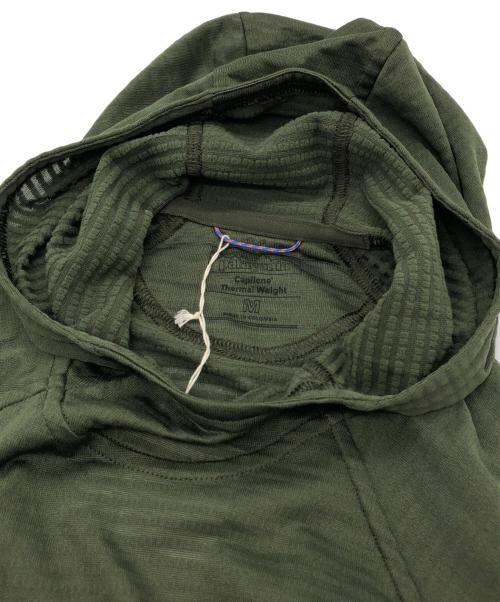Patagonia（パタゴニア）Patagonia (パタゴニア) Capilene Thermal Hoody カーキ サイズ:Mの古着・服飾アイテム