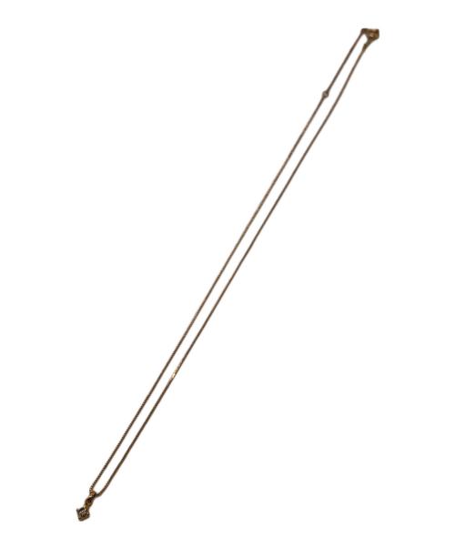 agete（アガット）agete (アガット) ダイヤネックレス ブラウンの古着・服飾アイテム