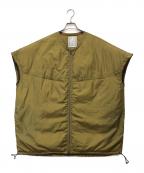 BEARDSLEYビアズリー）の古着「ダウンビッグジレ」｜カーキ
