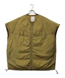 BEARDSLEY（ビアズリー）の古着「ダウンビッグジレ」｜カーキ