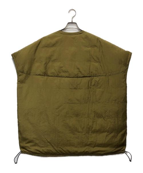 BEARDSLEY（ビアズリー）BEARDSLEY (ビアズリー) ダウンビッグジレ カーキ サイズ:Fの古着・服飾アイテム